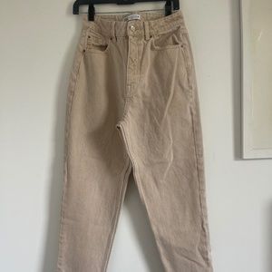 Beige Jeans